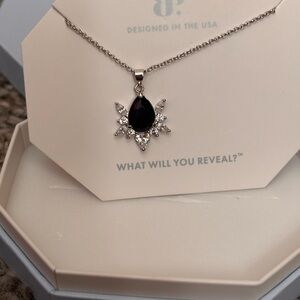 Bomb party necklace black onyx